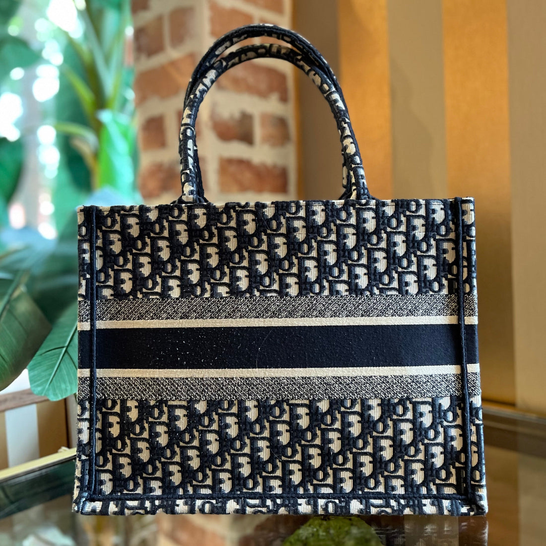 DIOR Book Medium Oblique Tote Bag