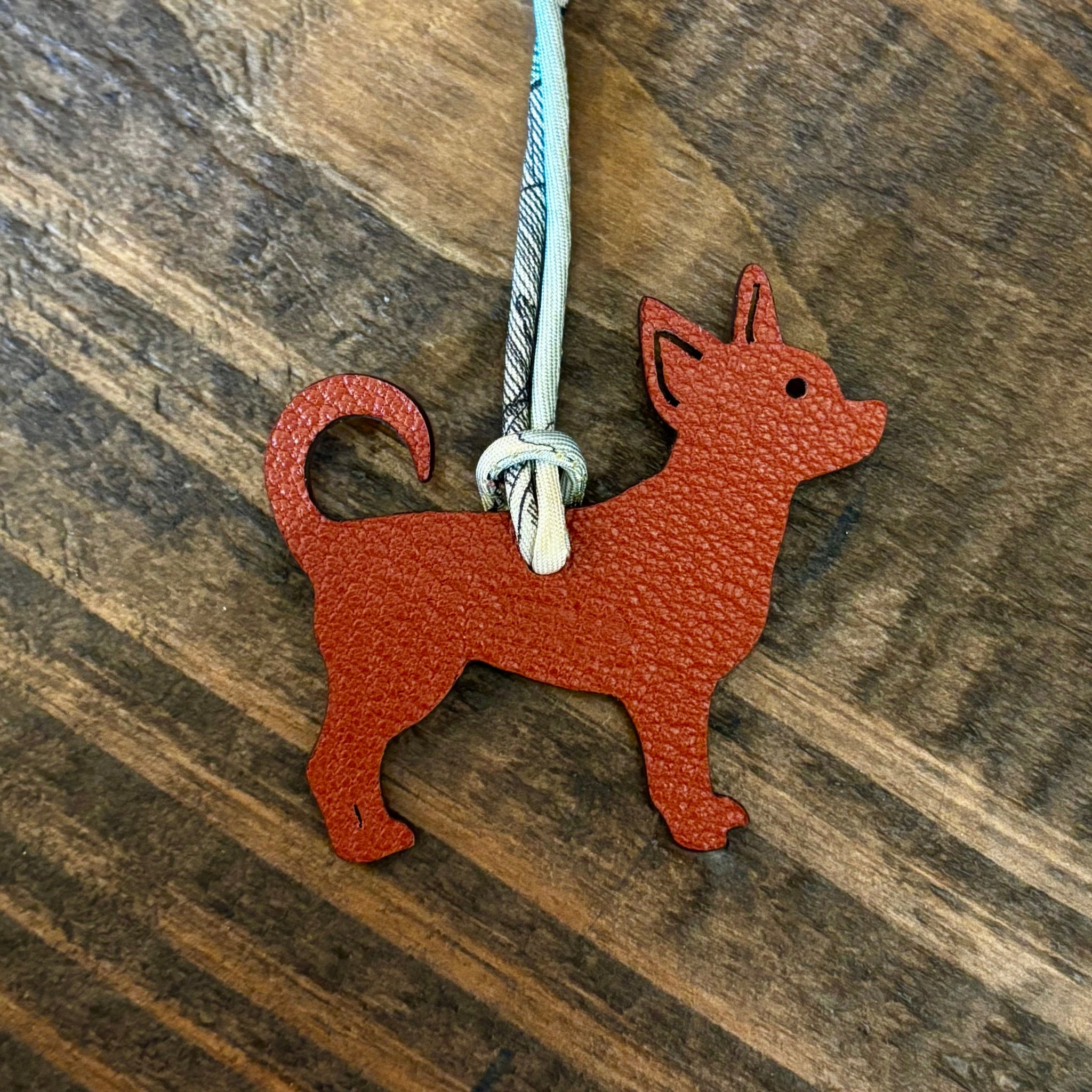 HERMES Petit H Chihuahua Bag Charm
