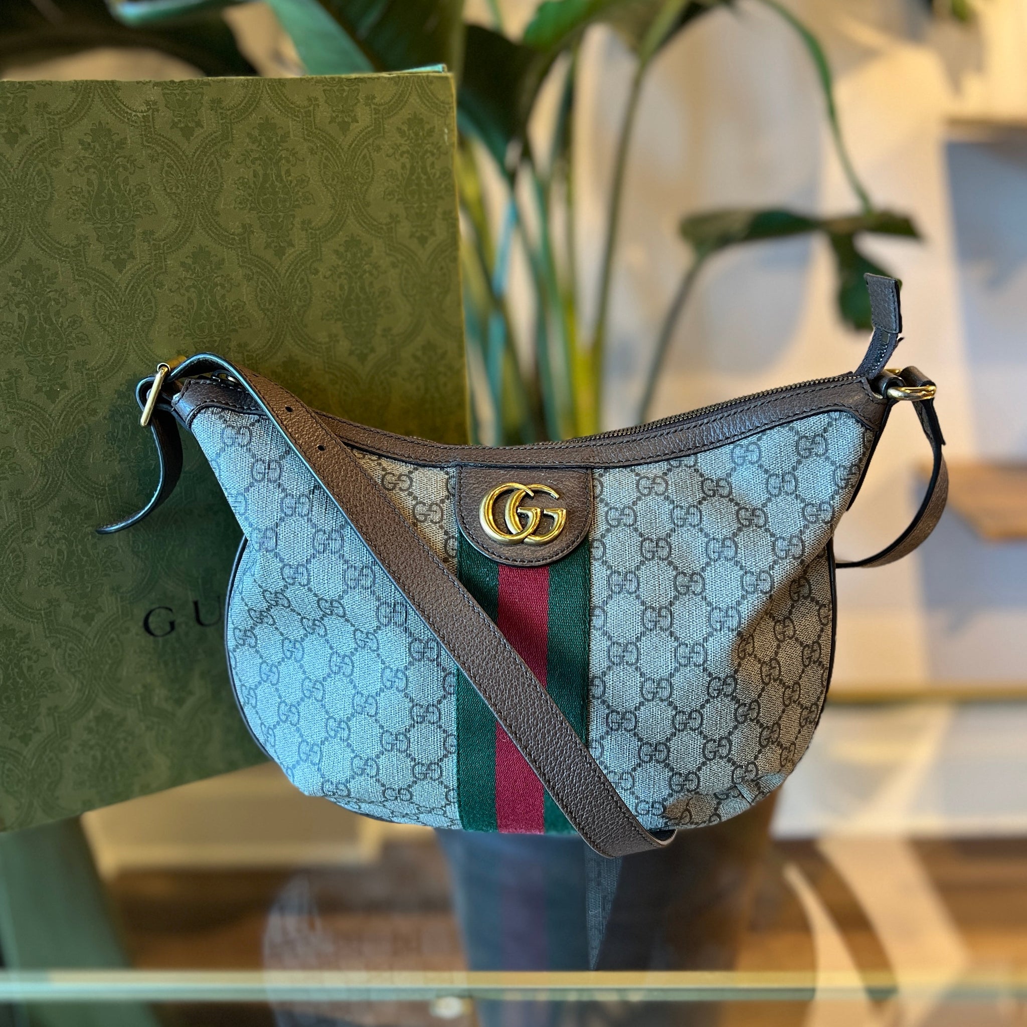 GUCCI Ophidia Hobo Shoulder Bag