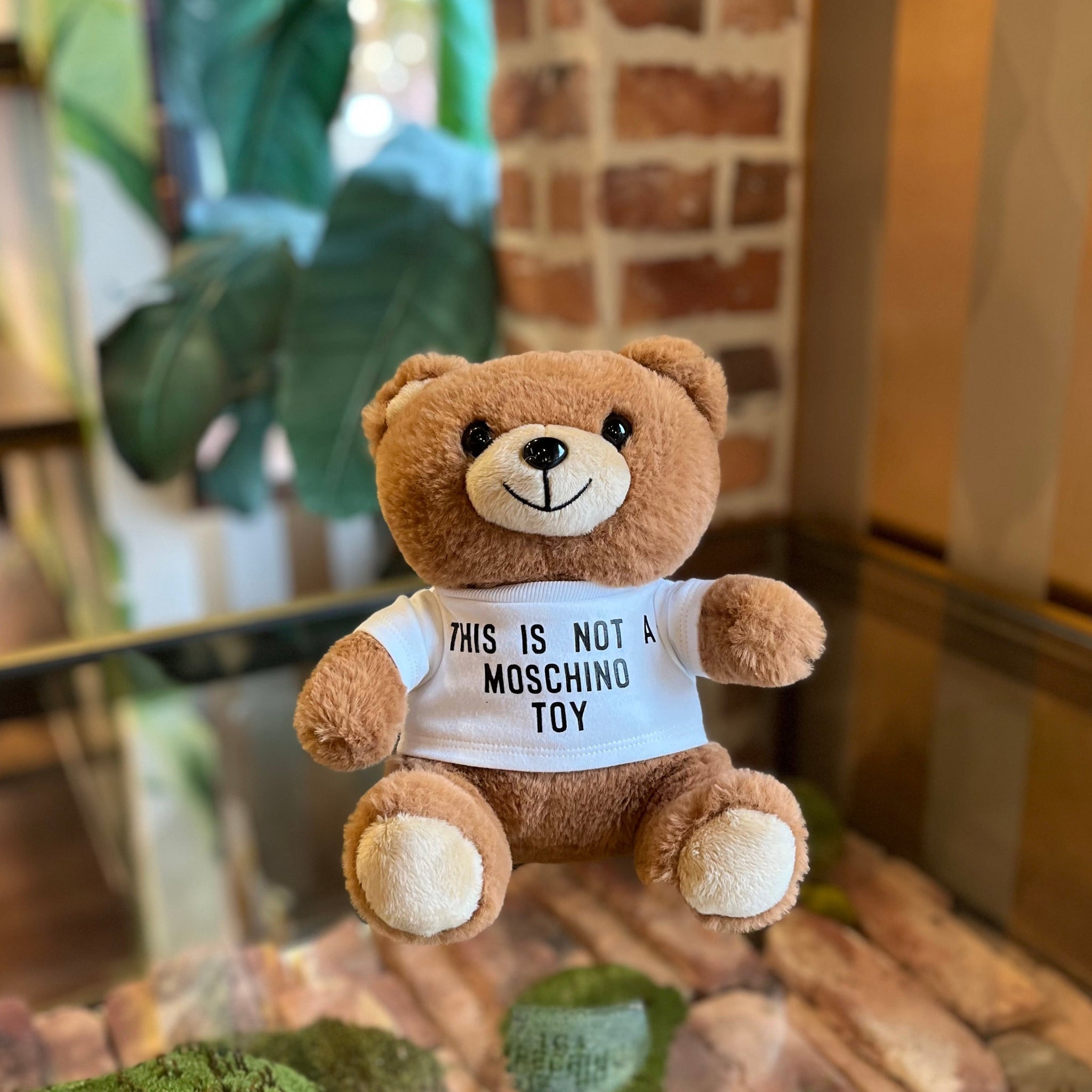 MOSCHINO Stuffed Teddy Bear Top Handle Bag