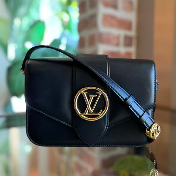 LOUIS VUITTON Pont 8 Smooth Calfskin Shoulder Bag