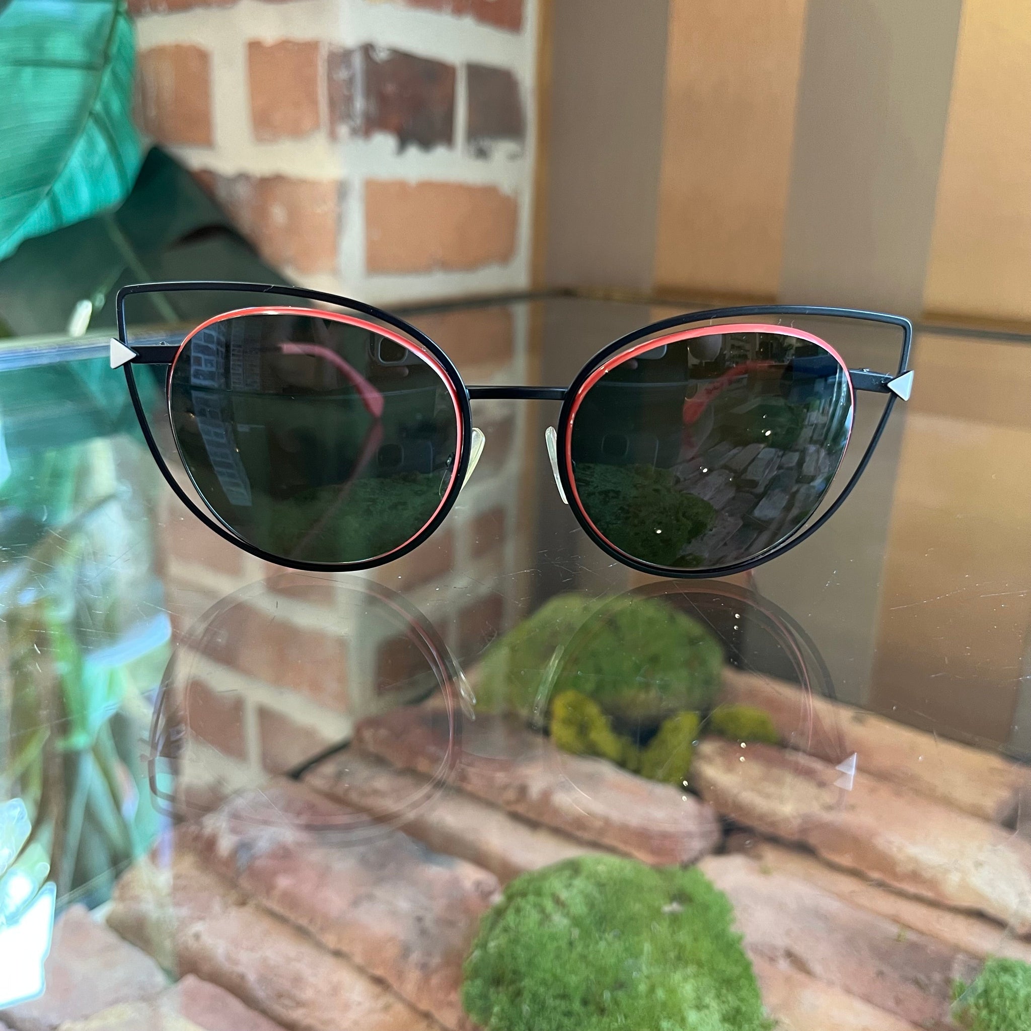 FENDI Monsters Motif Cat-Eye Sunglasses