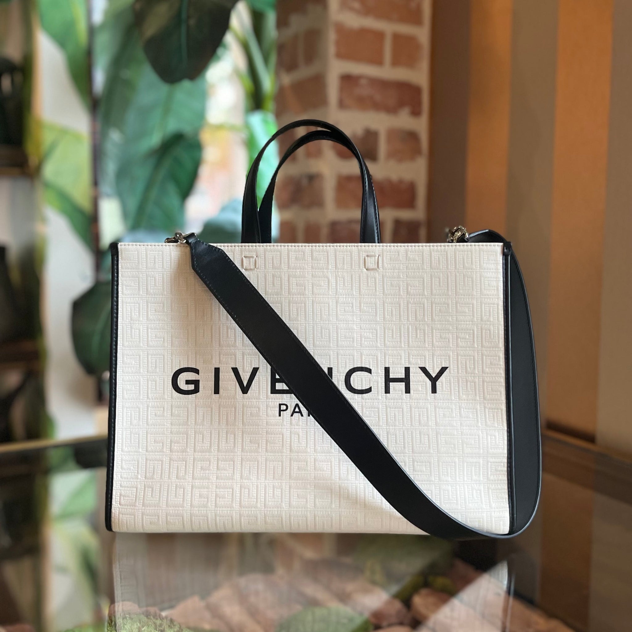 GIVENCHY Canvas G Tote Shopping Bag