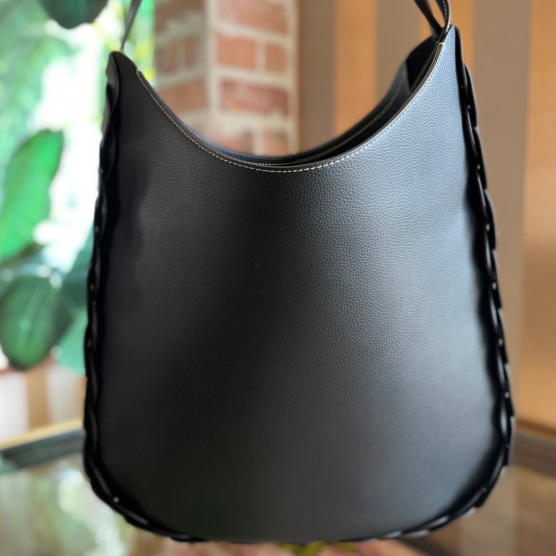 CHLOE Darryl Large Grained Leather Hobo