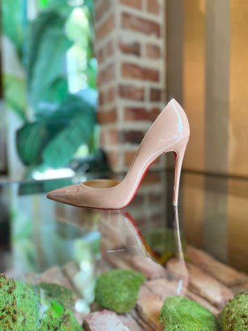 CHRISTIAN LOUBOUTIN Iriza Patent Calf Leather Pumps SZ36.5(6.5US)