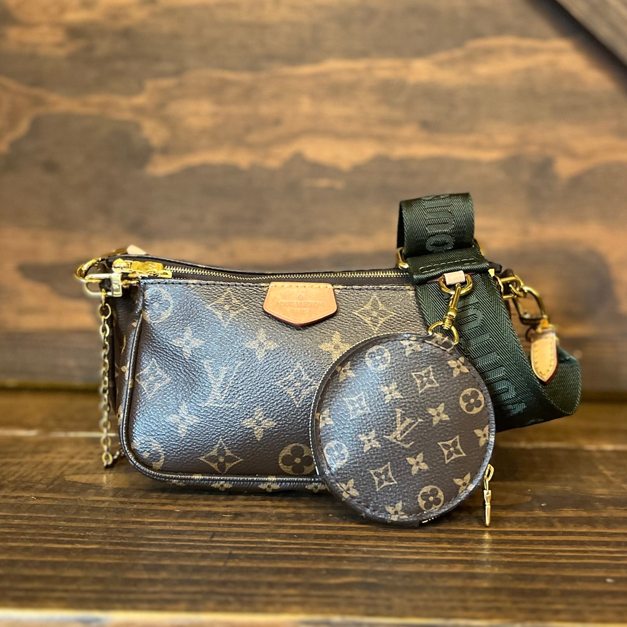LOUIS VUITTON Multi Pochette Accessories Monogram Canvas Crossbody Bag