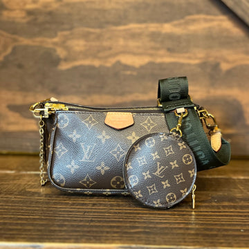 LOUIS VUITTON Multi Pochette Accessories Monogram Canvas Crossbody Bag