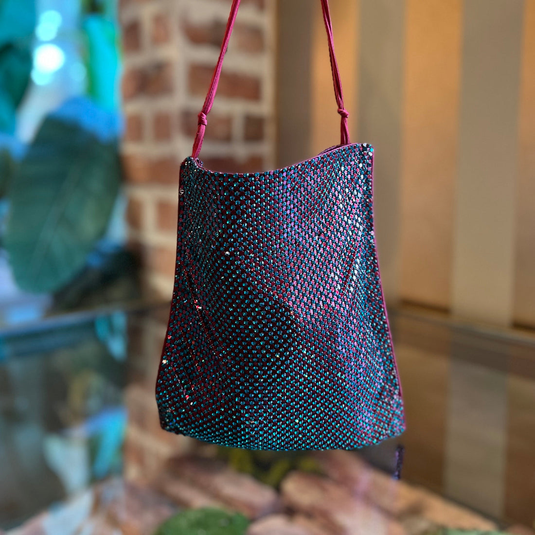 DOLCE & GABBANA Evening Crystal Embellished Tote Bag