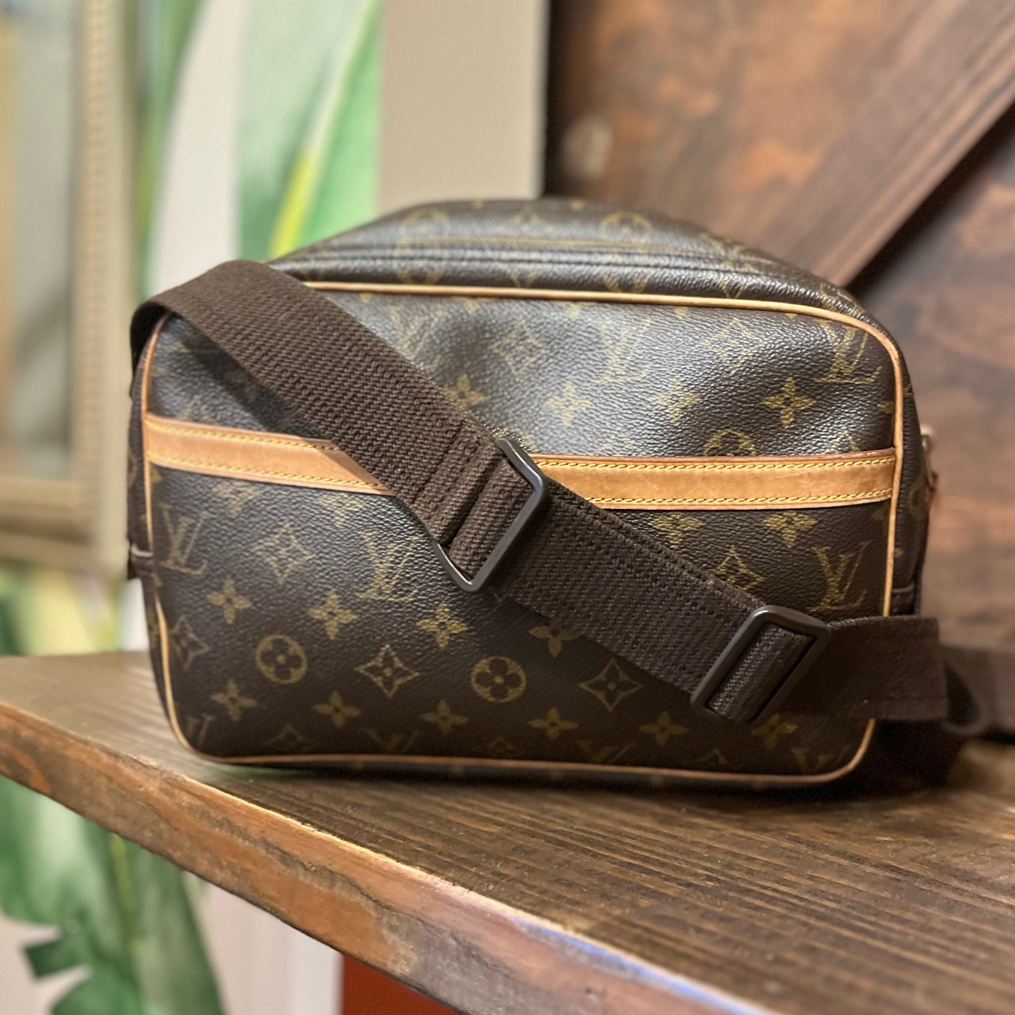 LOUIS VUITTON Reporter PM Monogram Canvas Crossbody Bag