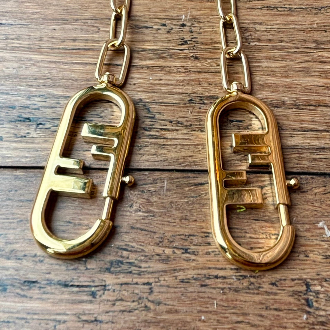 FENDI Strap You Gold Chain Bag Strap