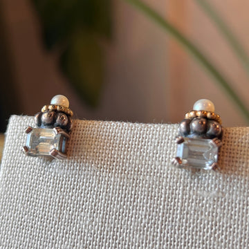 LAGOS Pearl & Topaz Glacier Earrings