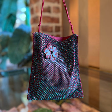 DOLCE & GABBANA Evening Crystal Embellished Tote Bag