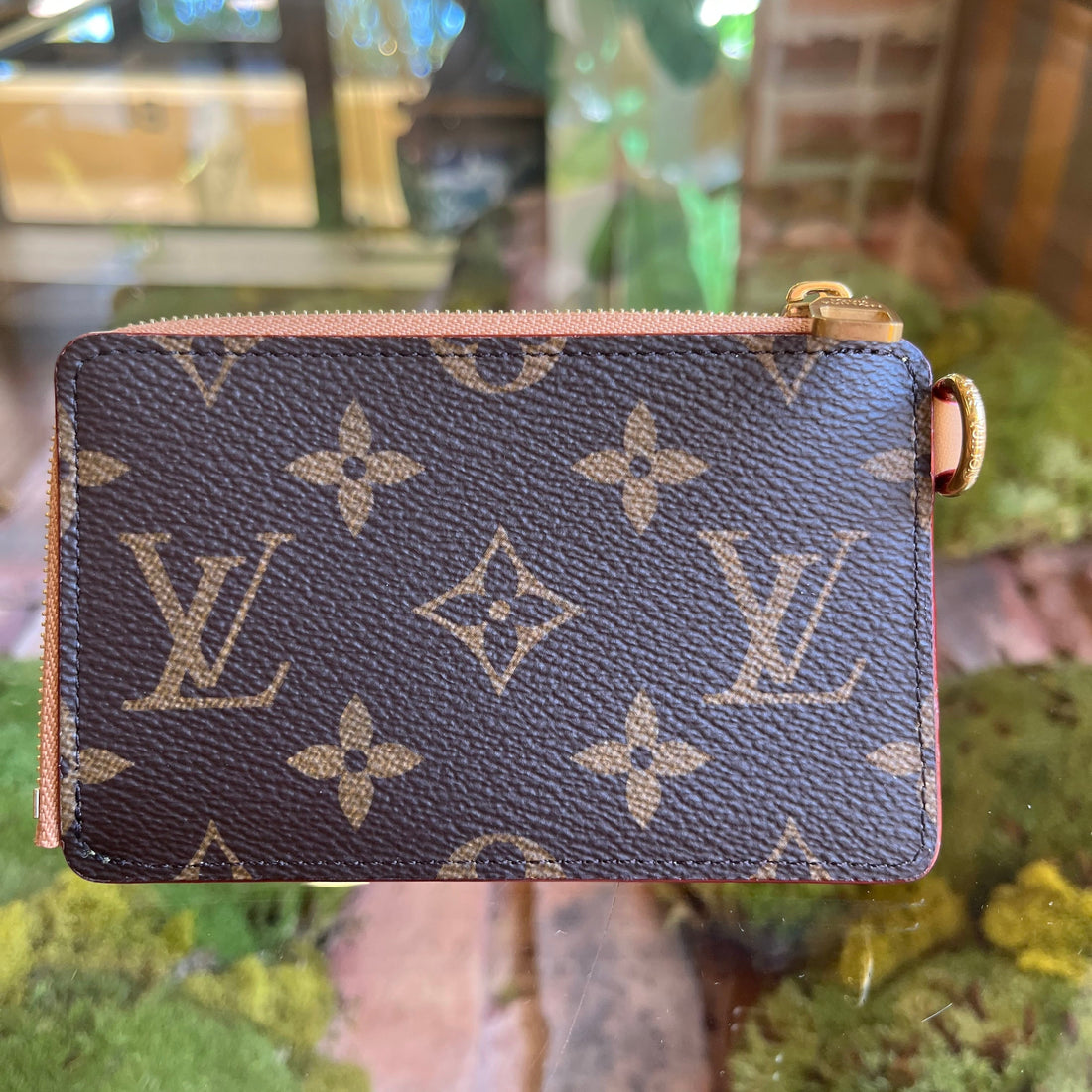 LOUIS VUITTON Monogram Cassette Tape Card Holder