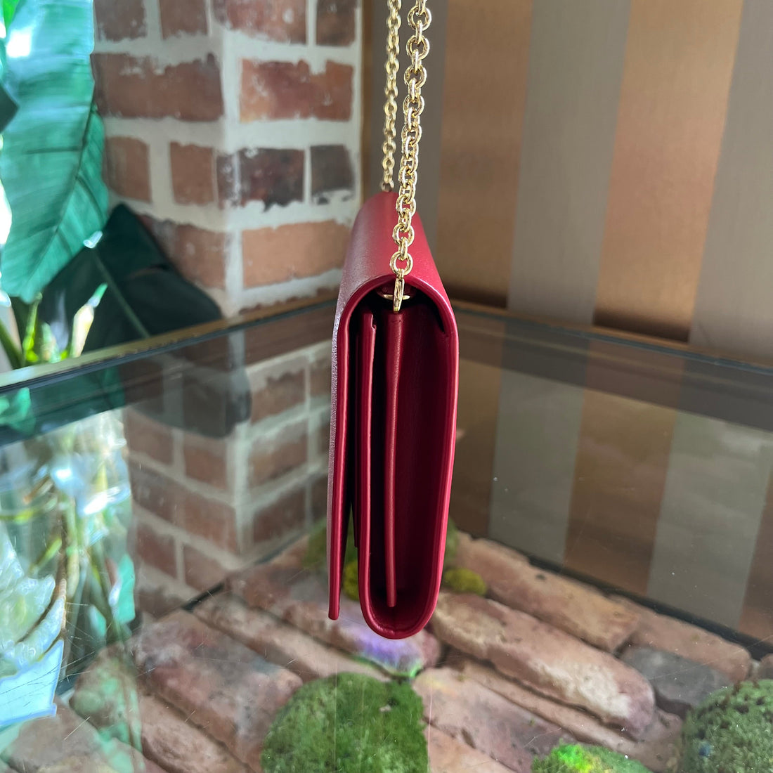 SAINT LAURENT Belle Du Jour Wallet On Chain