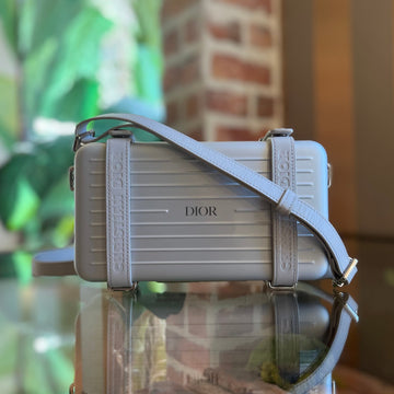 CHRISTIAN DIOR Dior x Rimowa Personal Aluminum Clutch