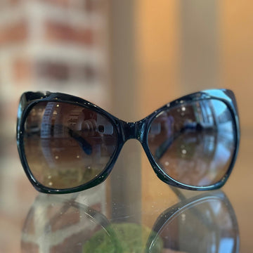 TOM FORD TF175 Black Acetate Oversized Sunglasses