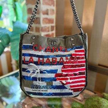 CHANEL Paris-Cuba Cubano Trip Hobo