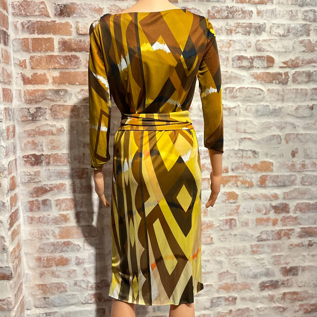 EMILIO PUCCI Printed Rayon Dress SZ4