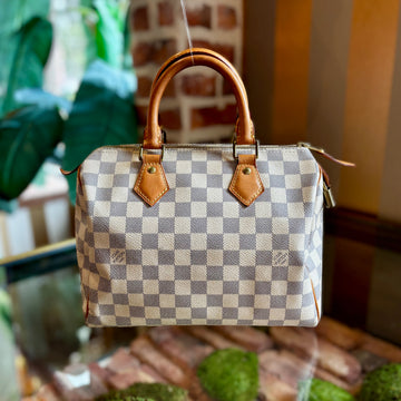 LOUIS VUITTON Damier Azur Speedy 25