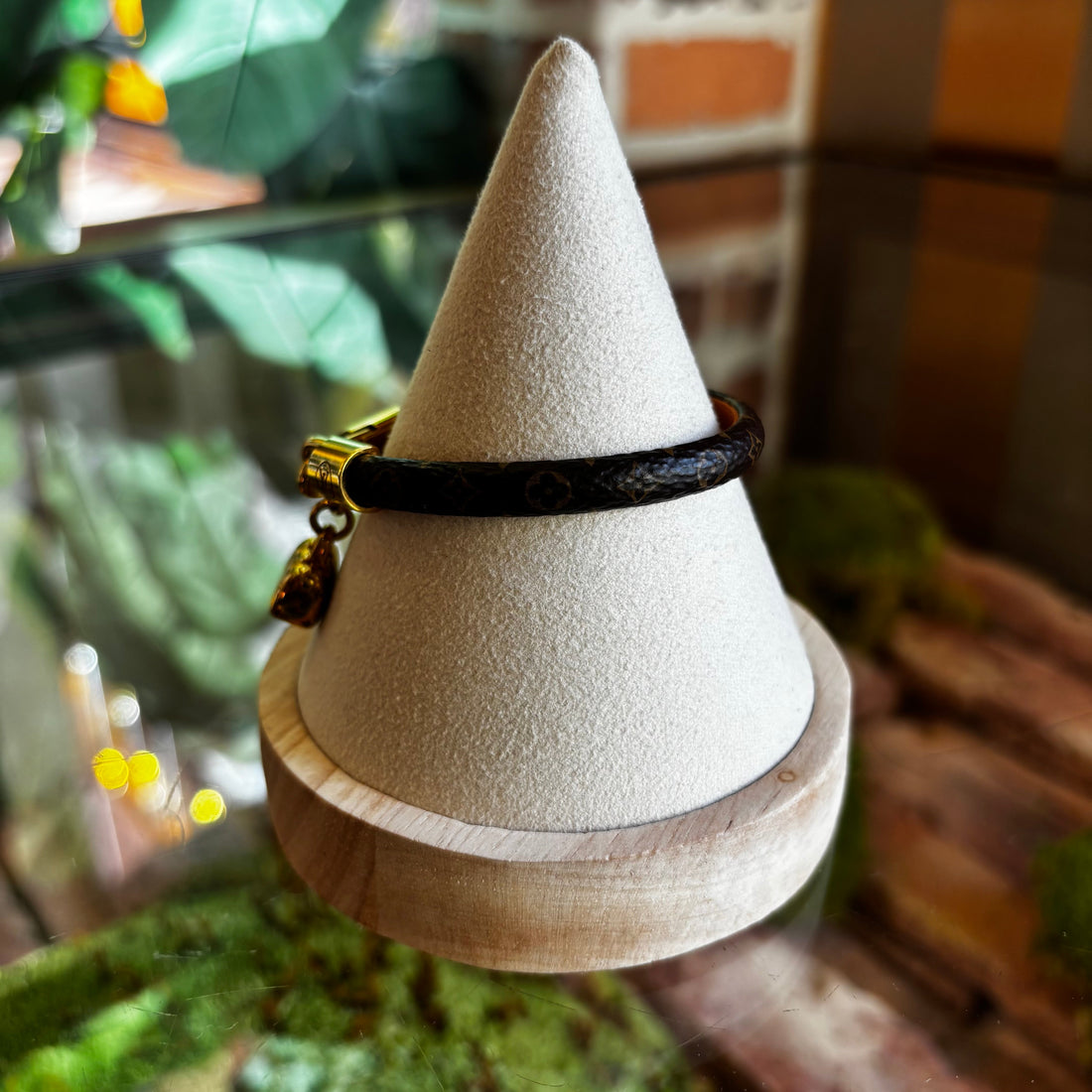 LOUIS VUITTON Monogram Speedy Charm Bracelet