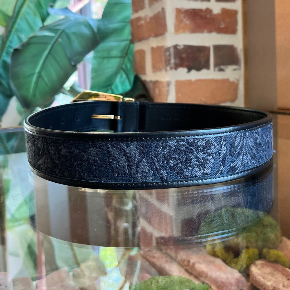 VERSACE Medusa Heritage Barocco Jacquard Belt 70/28(S)