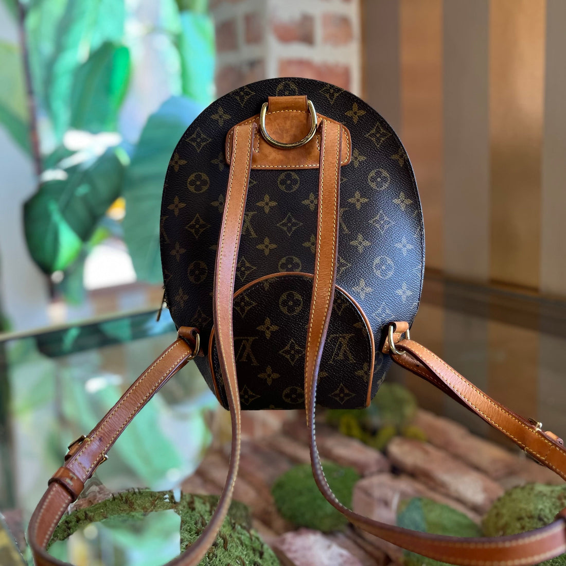 LOUIS VUITTON Ellipse Monogram Canvas Backpack