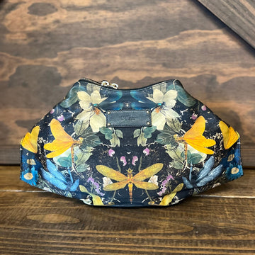 ALEXANDER MCQUEEN Manta Dragonfly Satin Clutch