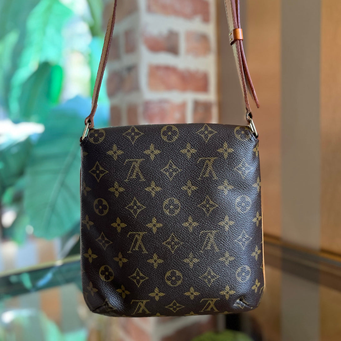 LOUIS VUITTON Musette Salsa Brown Monogram Shoulder Bag