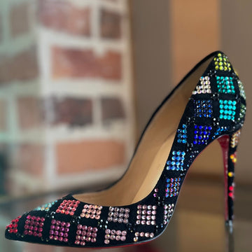 CHRISTIAN LOUBOUTIN Areletta 100 Pigalle Pumps SZ 36.5 (6.5 US)