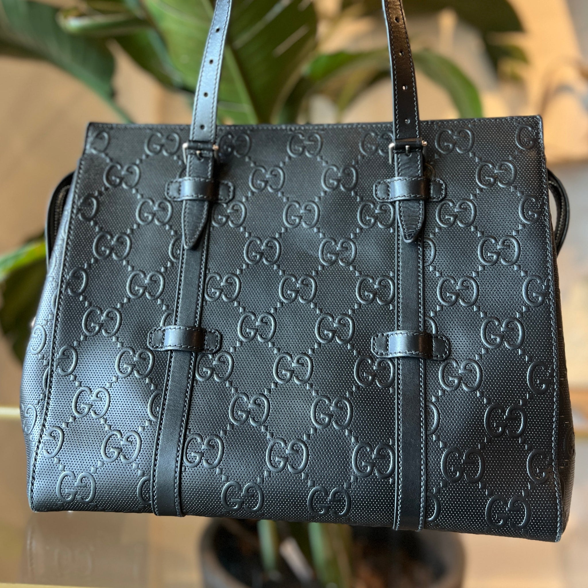 GUCCI GG Embossed Tote