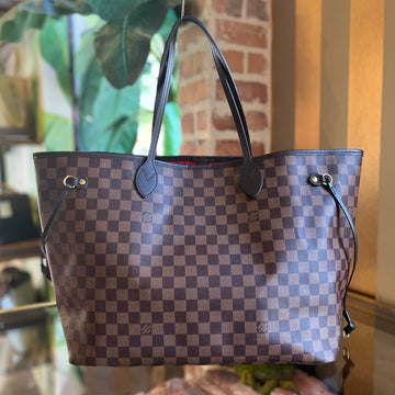 LOUIS VUITTON Neverfull GM Damier Ebene Canvas Tote Bag
