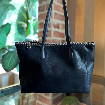 STELLA MCCARTNEY Shaggy Deer Falabella East West Shopper Tote