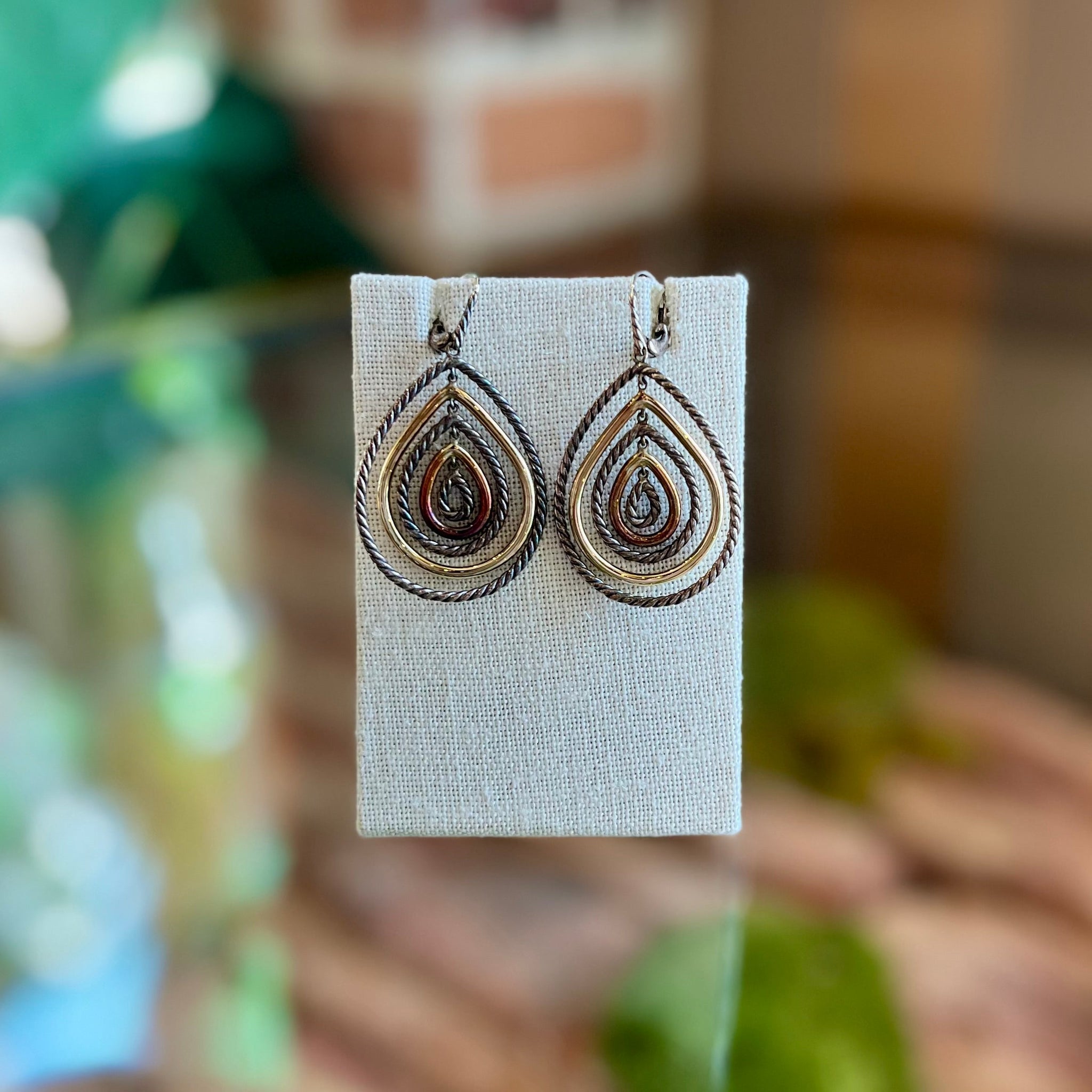 DAVID YURMAN Sterling Silver 14K Yellow Gold Mobile Drop