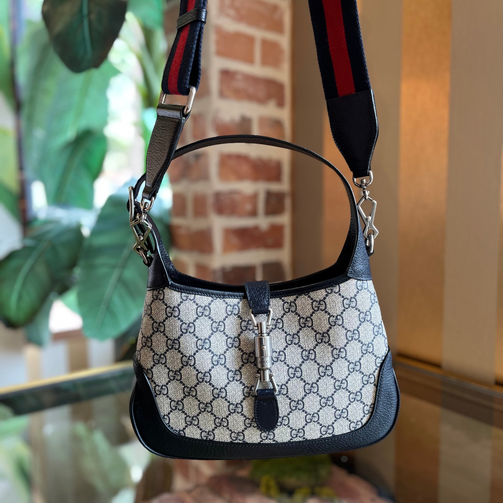 GUCCI Jackie 1961 Small GG Supreme Canvas Hobo Bag