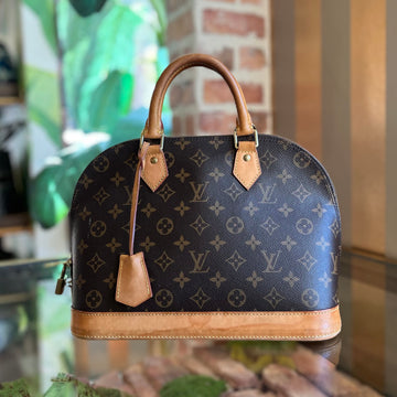 LOUIS VUITTON Alma PM Monogram Canvas Satchel