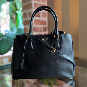 PRADA Galleria Saffiano Lux Leather Tote Bag