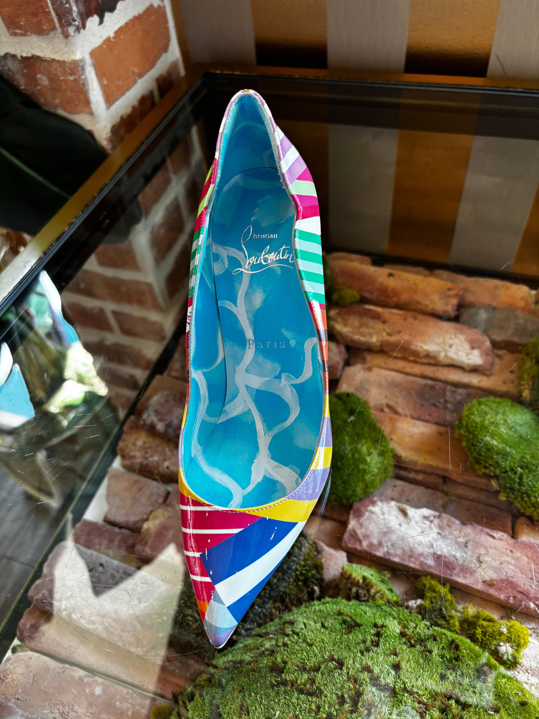 CHRISITIAN LOUBOUTIN Hot Chick Swimming Pool Heels