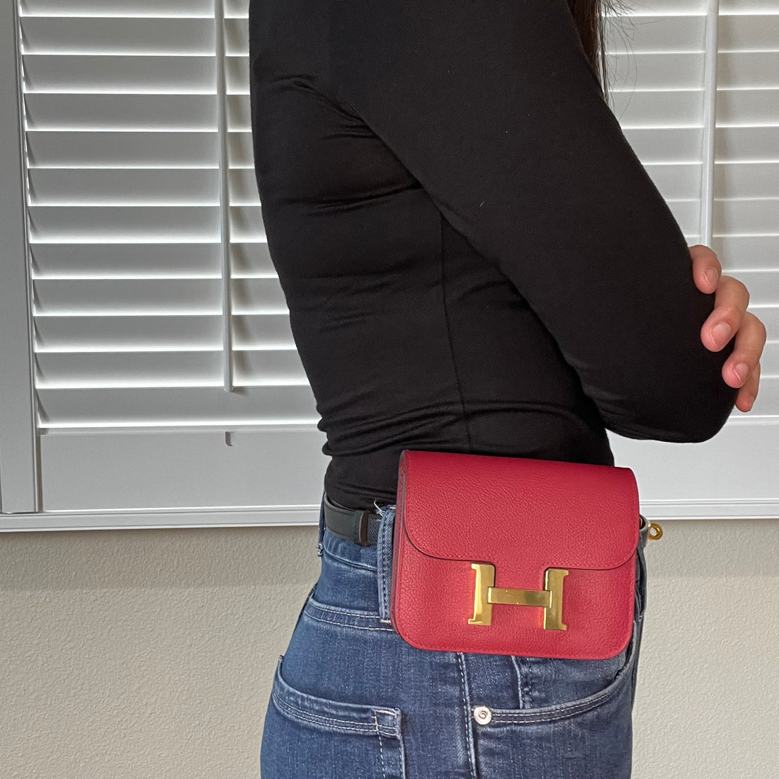 Rouge Grenate Constance Slim Wallet