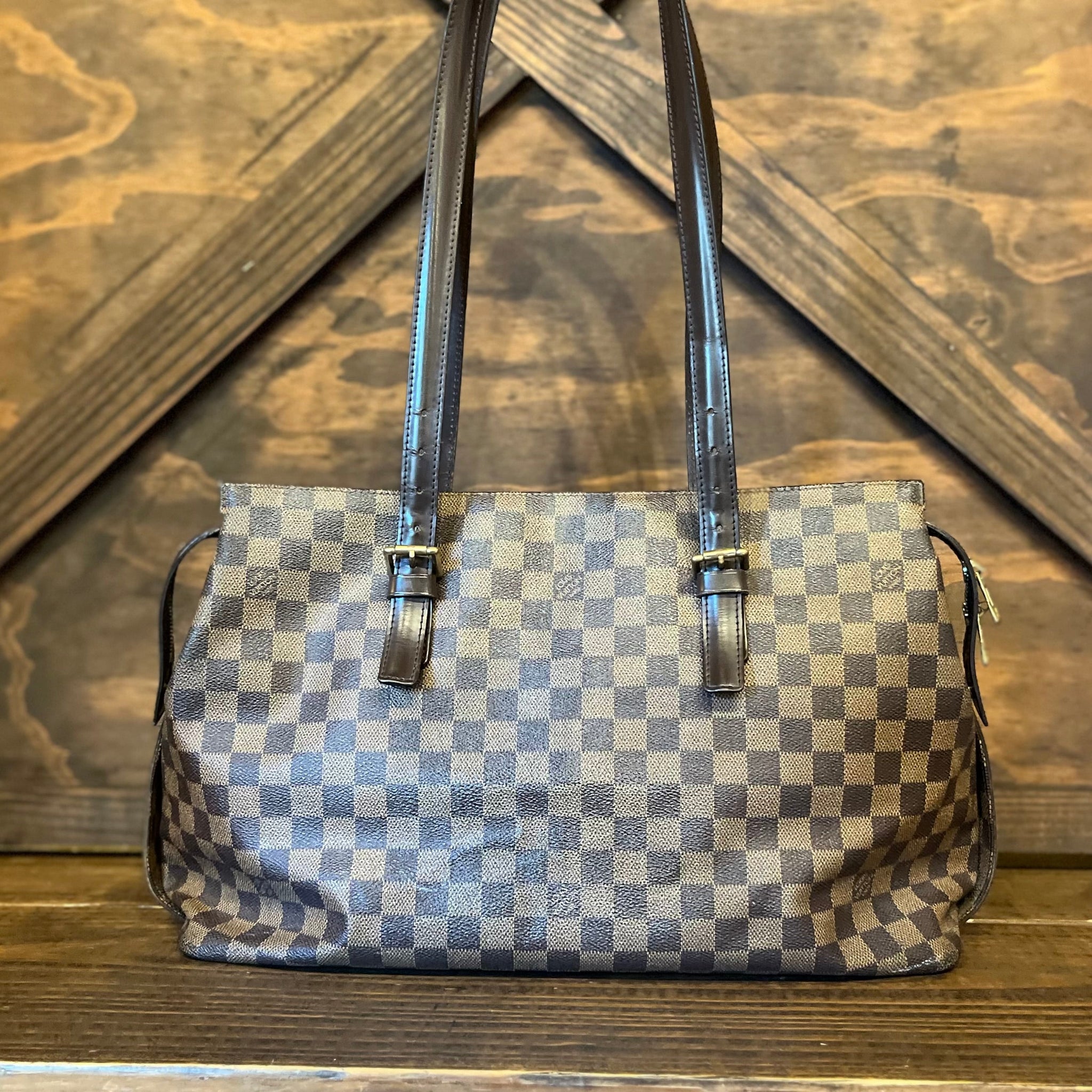 LOUIS VUITTON Damier Ebene Chelsea Tote