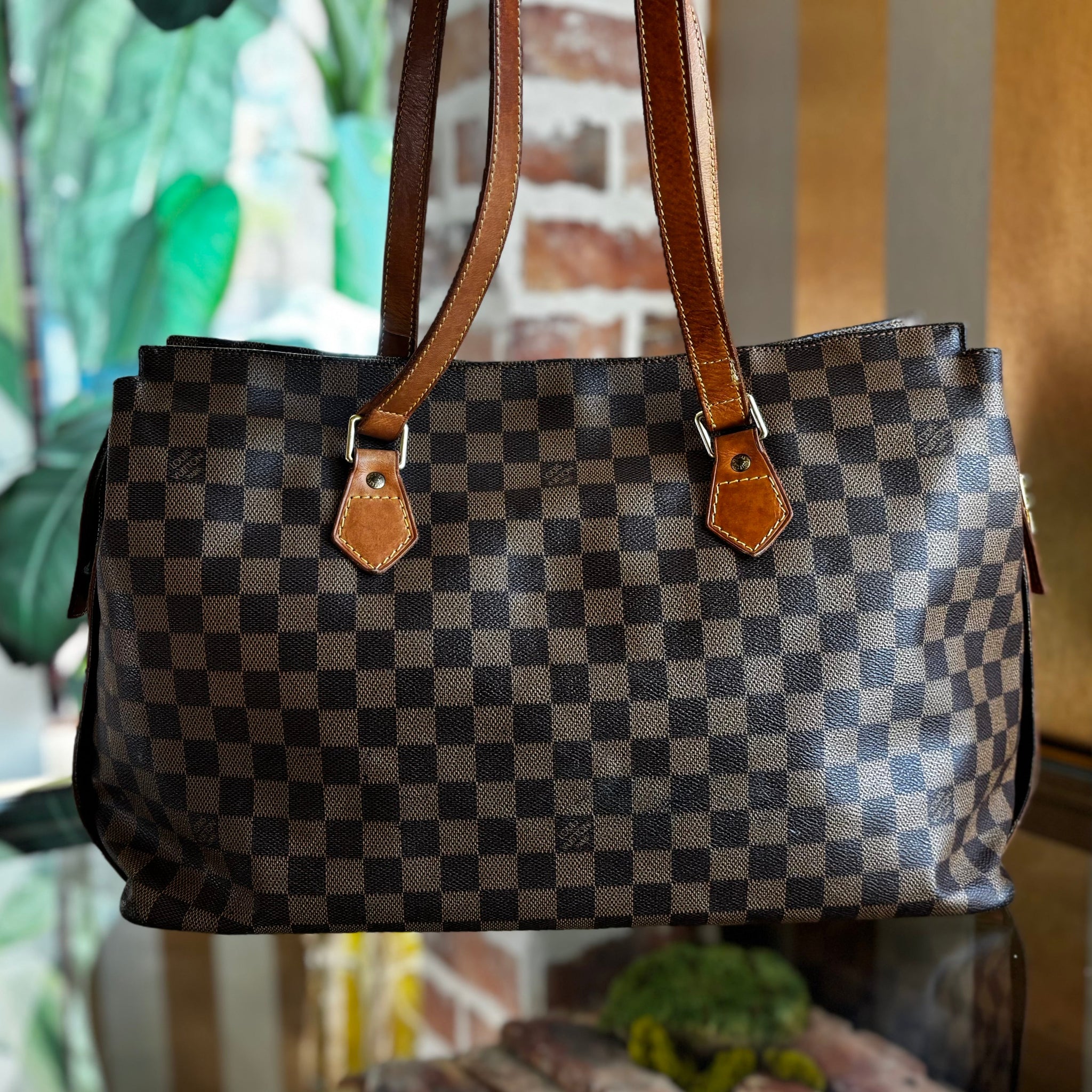 LOUIS VUITTON Chelsea Damier Canvas Centenaire Tote Bag