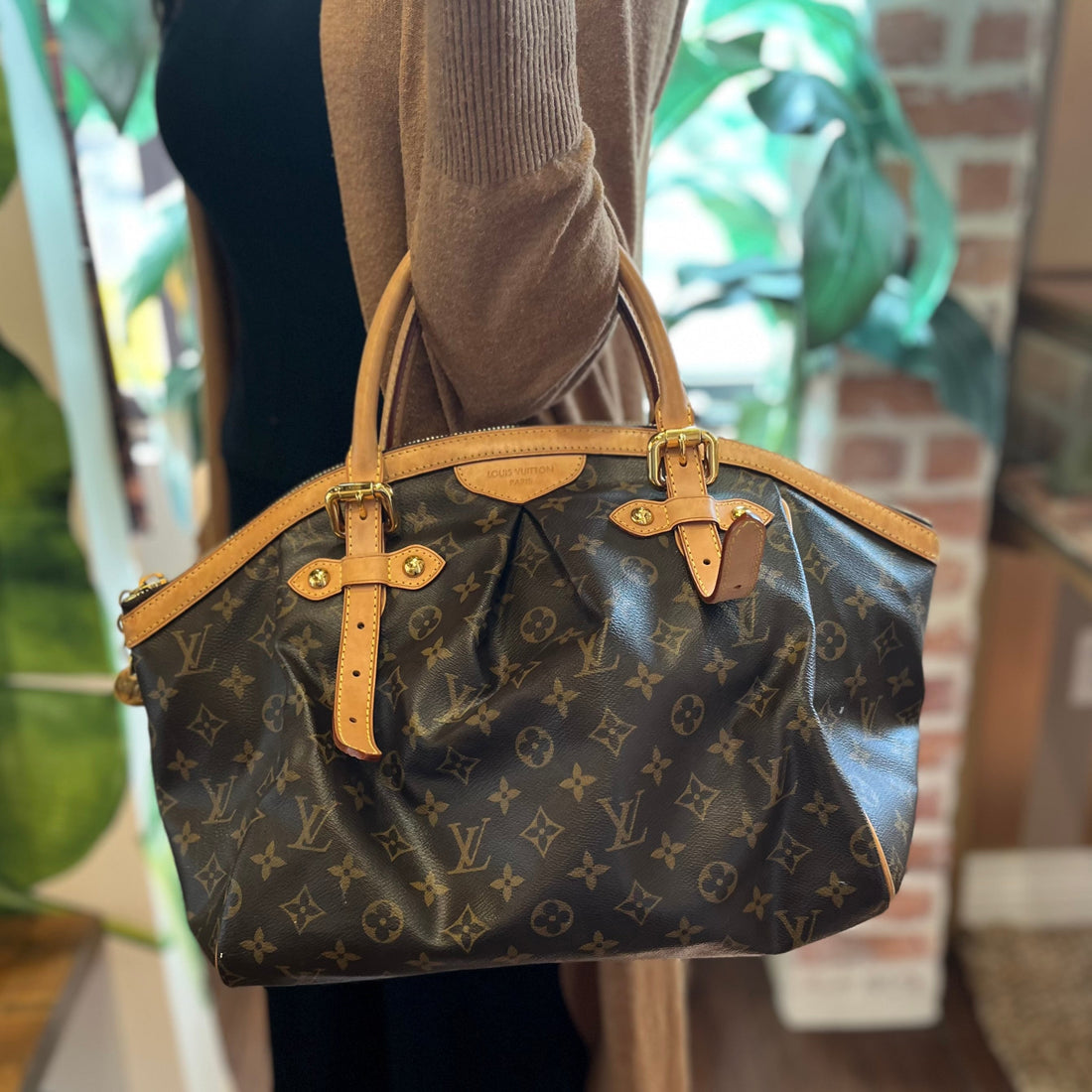 LOUIS VUITTON Tivoli GM Monogram Canvas Satchel Bag