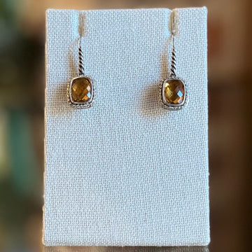 DAVID YURMAN Albion Citrine & Diamond Drop Earrings