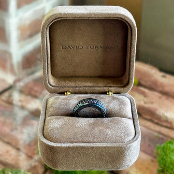 DAVID YURMAN Streamline Two Row Band Ring SZ 7