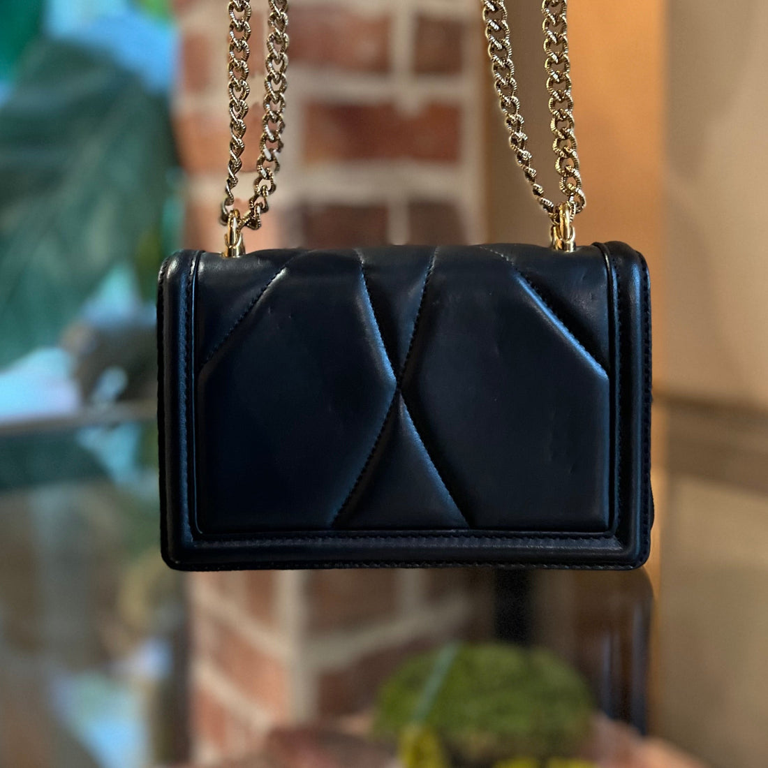 DOLCE & GABBANA Devotion Small Calfskin Crossbody Bag