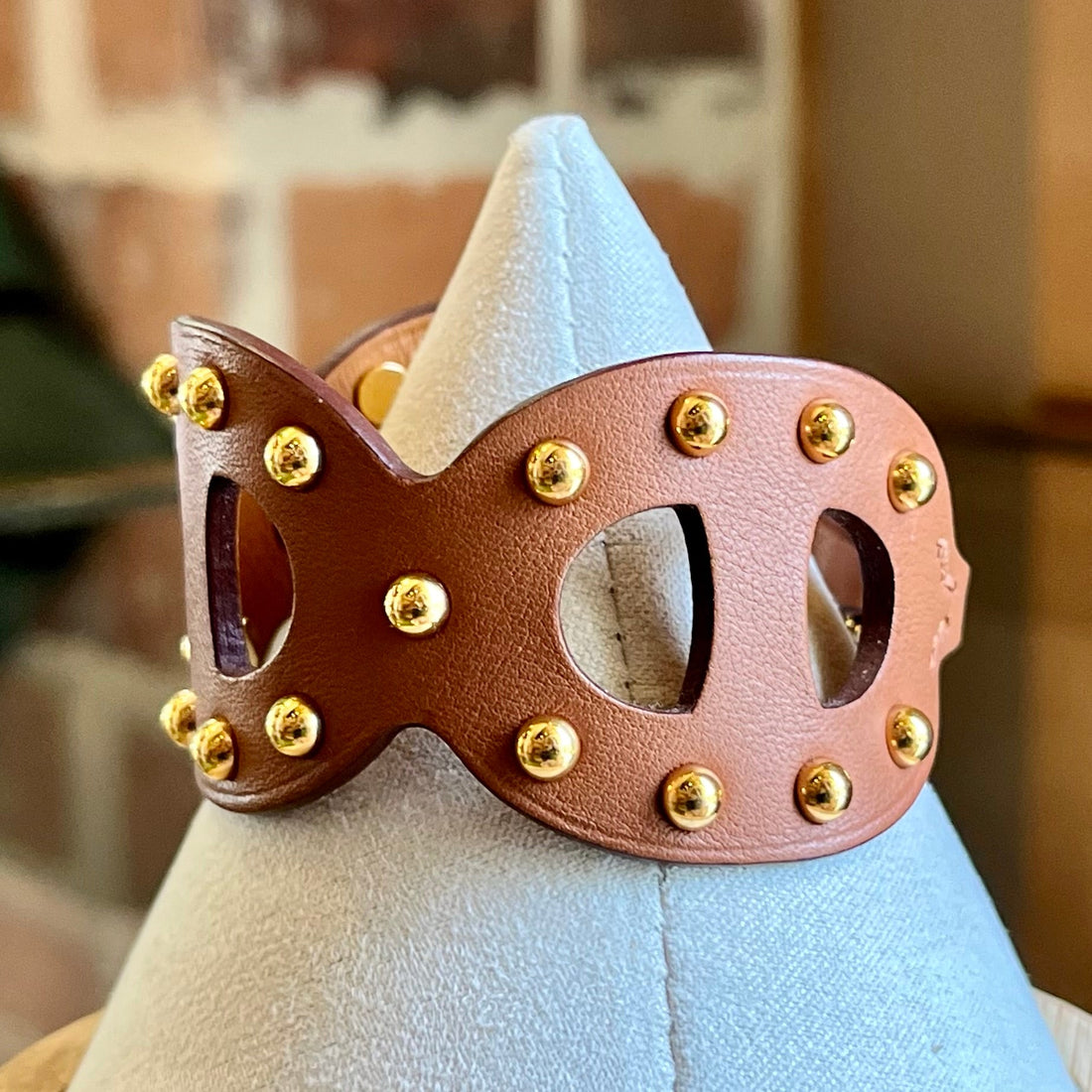 HERMES Chaine d'Ancre Swift Calfskin Bracelet SZT2(S)