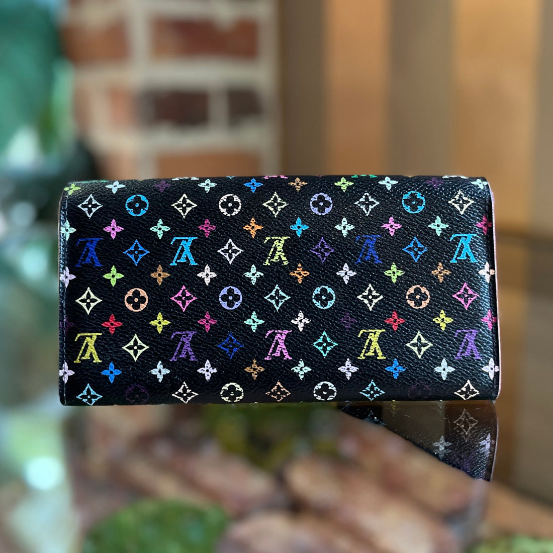 LOUIS VUITTON Sarah Monogram Canvas Multicolor Wallet