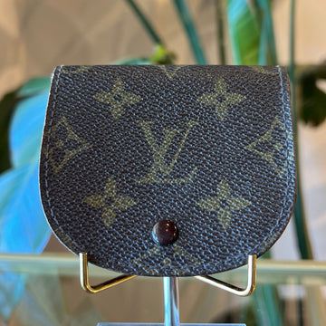 LOUIS VUITTON  Porte Monnaie Cuvette Brown Monogram Coin Purse