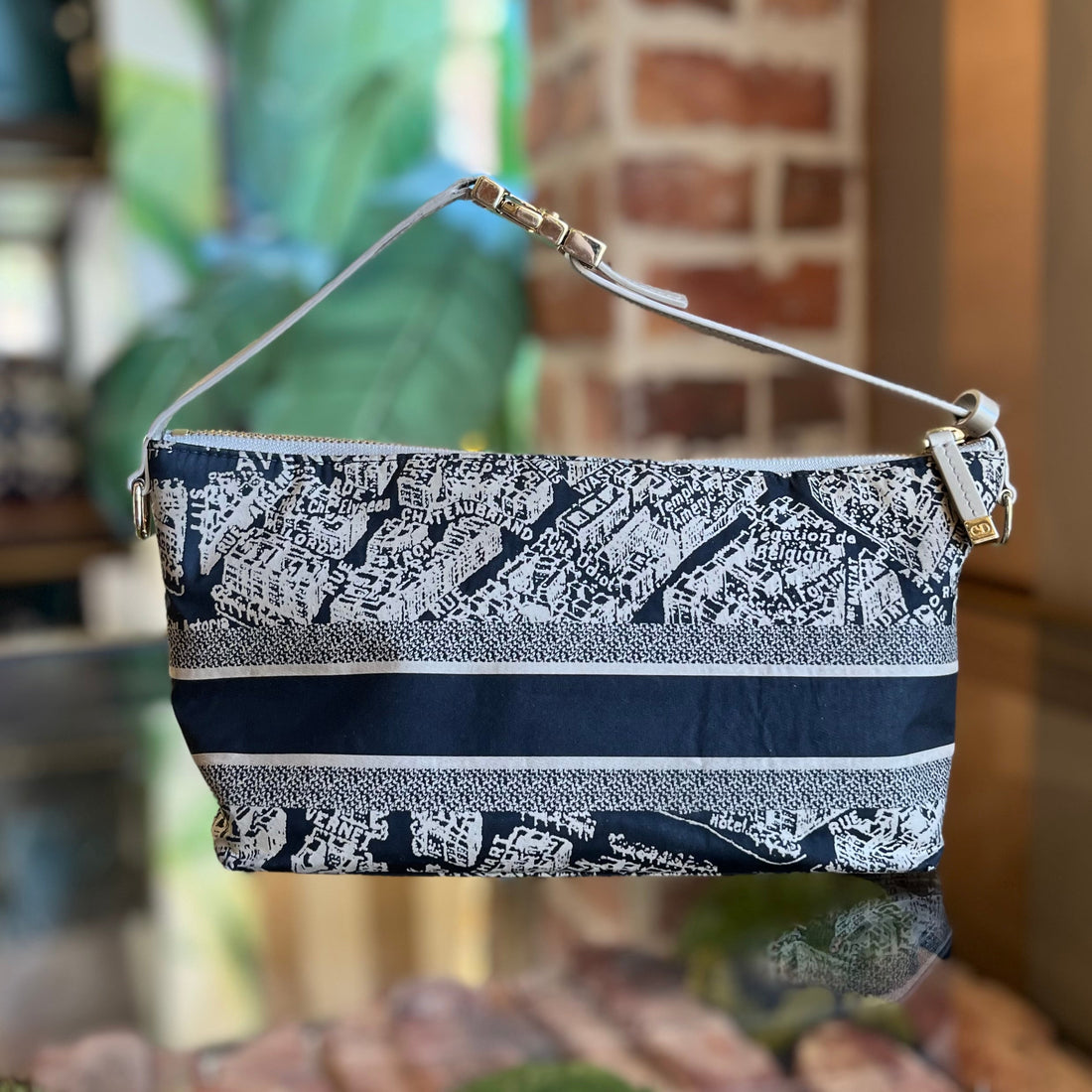 CHRISTIAN DIOR DiorTravel Nomad Medium Toile de Jouy Reverse Pouch