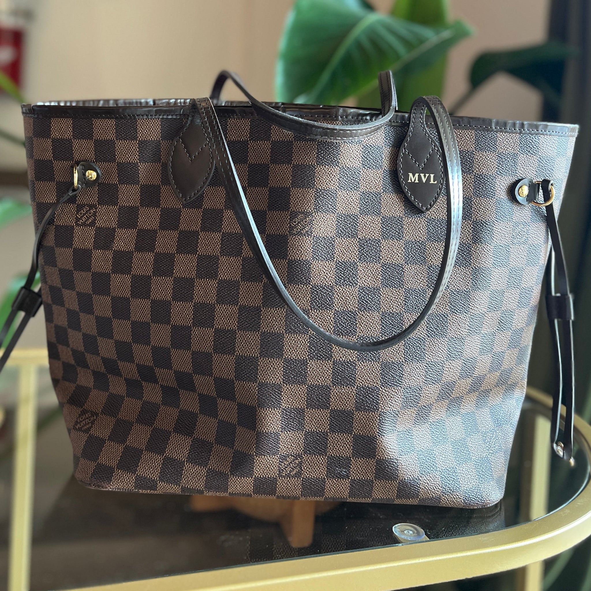 LOUIS VUITTON Damier Ebene Neverfull MM