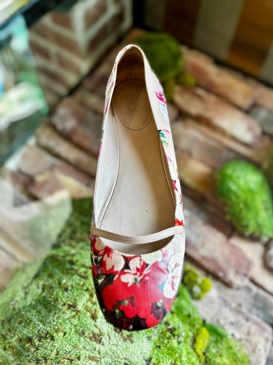 GUCCI Blooms Mary Jane Ballet Flats